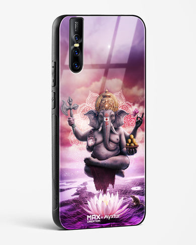 Divine Ganesha Grace [MaxCreation] Glass Case Phone Cover (Vivo)