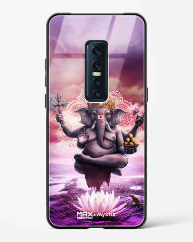 Divine Ganesha Grace [MaxCreation] Glass Case Phone Cover (Vivo)