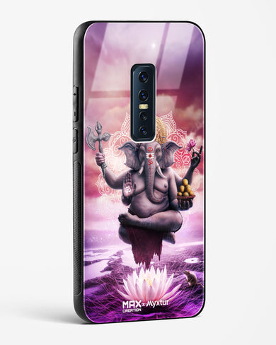 Divine Ganesha Grace [MaxCreation] Glass Case Phone Cover (Vivo)