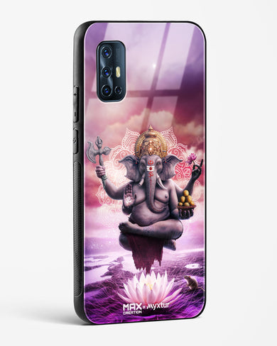 Divine Ganesha Grace [MaxCreation] Glass Case Phone Cover (Vivo)