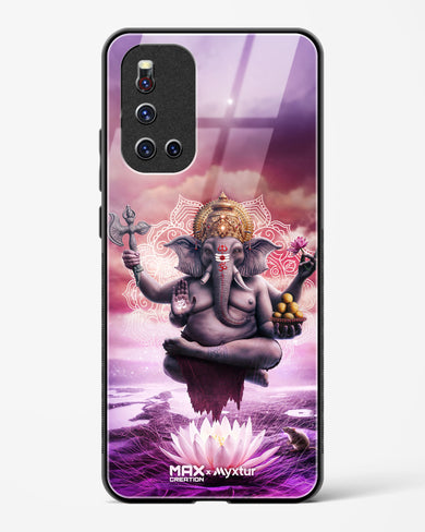 Divine Ganesha Grace [MaxCreation] Glass Case Phone Cover (Vivo)