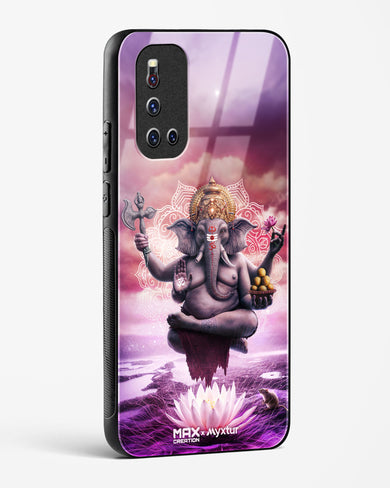 Divine Ganesha Grace [MaxCreation] Glass Case Phone Cover (Vivo)