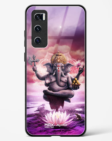 Divine Ganesha Grace [MaxCreation] Glass Case Phone Cover (Vivo)