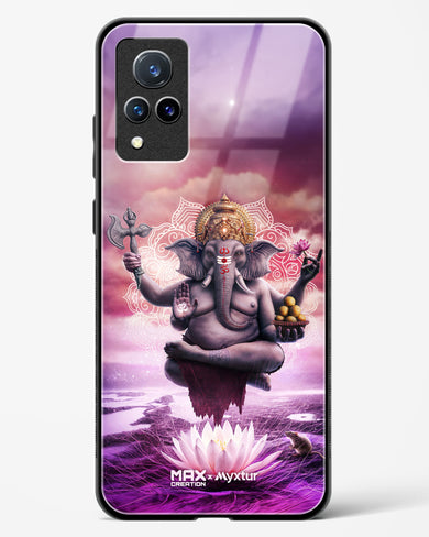 Divine Ganesha Grace [MaxCreation] Glass Case Phone Cover (Vivo)