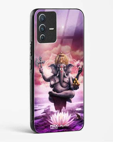 Divine Ganesha Grace [MaxCreation] Glass Case Phone Cover (Vivo)