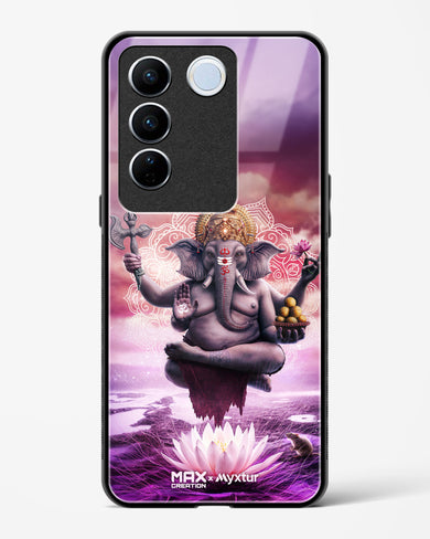 Divine Ganesha Grace [MaxCreation] Glass Case Phone Cover (Vivo)