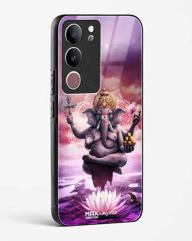 Divine Ganesha Grace [MaxCreation] Glass Case Phone Cover (Vivo)