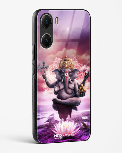 Divine Ganesha Grace [MaxCreation] Glass Case Phone Cover (Vivo)