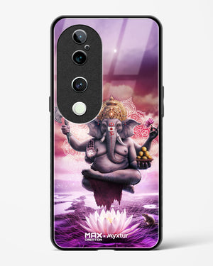 Divine Ganesha Grace [MaxCreation] Glass Case Phone Cover (Vivo)