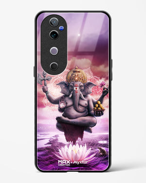 Divine Ganesha Grace [MaxCreation] Glass Case Phone Cover (Vivo)
