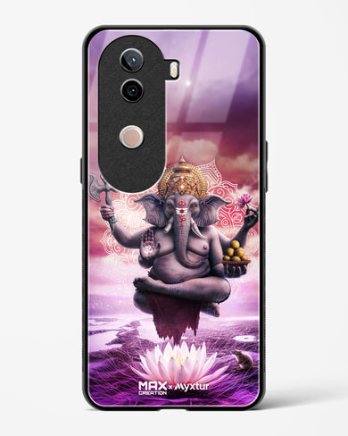 Divine Ganesha Grace [MaxCreation] Glass Case Phone Cover (Vivo)