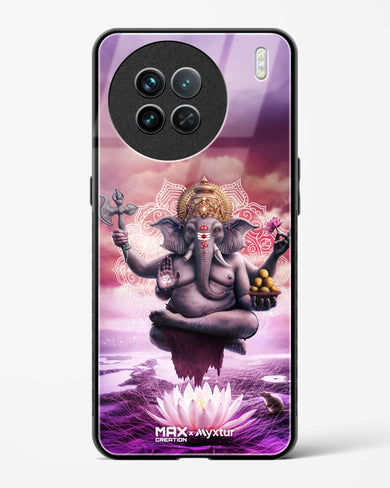 Divine Ganesha Grace [MaxCreation] Glass Case Phone Cover (Vivo)