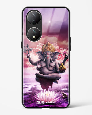 Divine Ganesha Grace [MaxCreation] Glass Case Phone Cover (Vivo)
