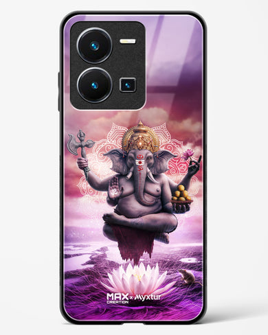 Divine Ganesha Grace [MaxCreation] Glass Case Phone Cover (Vivo)