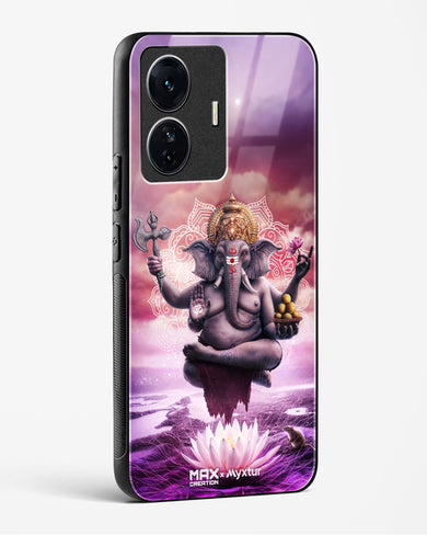 Divine Ganesha Grace [MaxCreation] Glass Case Phone Cover (Vivo)