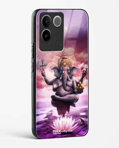 Divine Ganesha Grace [MaxCreation] Glass Case Phone Cover (Vivo)