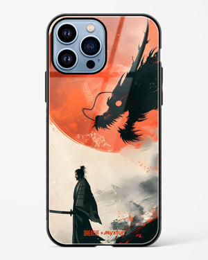 Dragon Samurai [BREATHE] Glass Case Phone Cover (Apple)