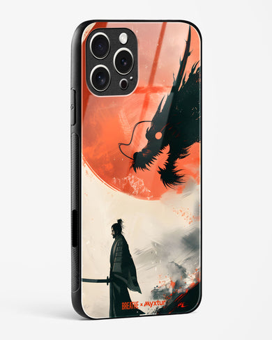 Dragon Samurai [BREATHE] Glass Case Phone Cover (Apple)