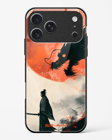 Dragon Samurai [BREATHE] Glass Case Phone Cover (Apple)