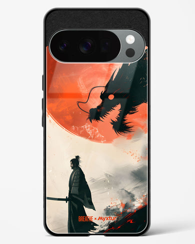 Dragon Samurai [BREATHE] Glass Case Phone Cover (Google)