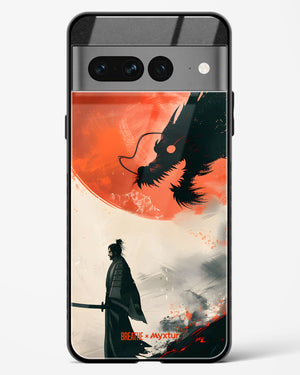 Dragon Samurai [BREATHE] Glass Case Phone Cover (Google)