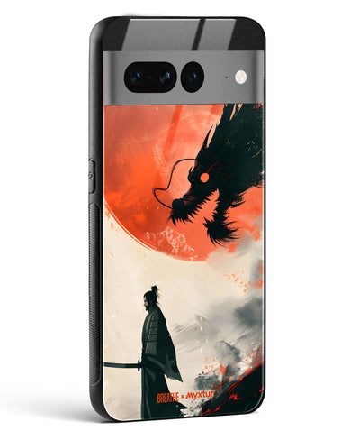 Dragon Samurai [BREATHE] Glass Case Phone Cover (Google)