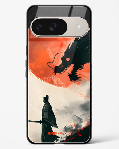 Dragon Samurai [BREATHE] Glass Case Phone Cover (Google)