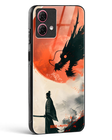 Dragon Samurai [BREATHE] Glass Case Phone Cover (Motorola)