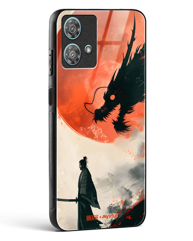 Dragon Samurai [BREATHE] Glass Case Phone Cover (Motorola)