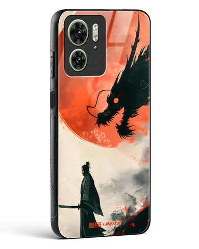 Dragon Samurai [BREATHE] Glass Case Phone Cover (Motorola)