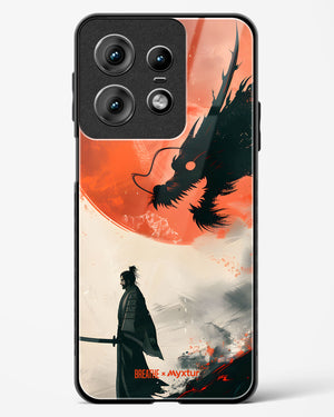 Dragon Samurai [BREATHE] Glass Case Phone Cover (Motorola)
