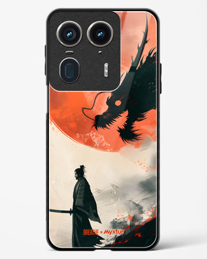 Dragon Samurai [BREATHE] Glass Case Phone Cover (Motorola)