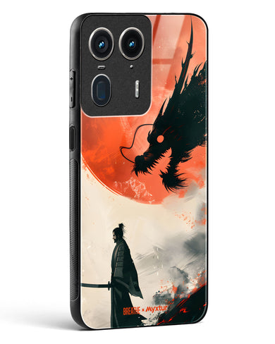 Dragon Samurai [BREATHE] Glass Case Phone Cover (Motorola)