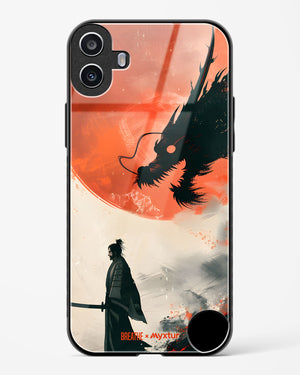 Dragon Samurai [BREATHE] Glass Case Phone Cover (Nothing)