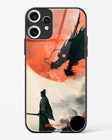 Dragon Samurai [BREATHE] Glass Case Phone Cover (Nothing)