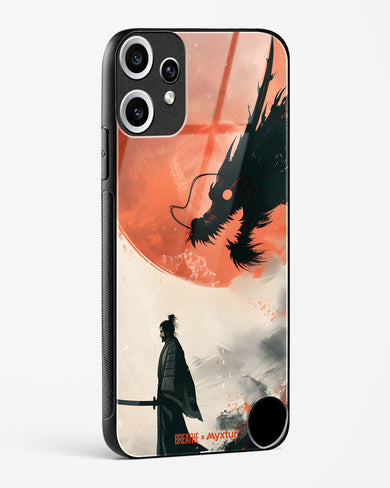 Dragon Samurai [BREATHE] Glass Case Phone Cover (Nothing)