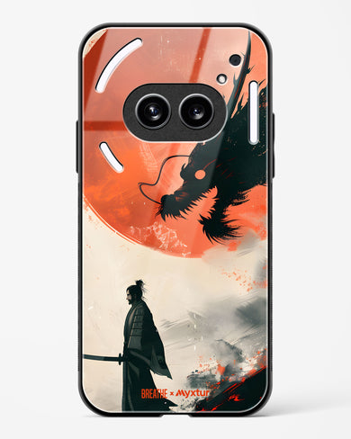 Dragon Samurai [BREATHE] Glass Case Phone Cover (Nothing)