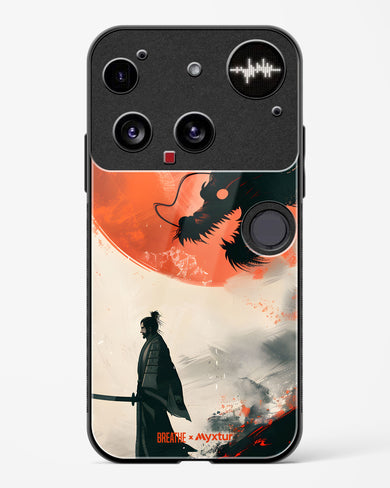 Dragon Samurai [BREATHE] Glass Case Phone Cover (Nothing)