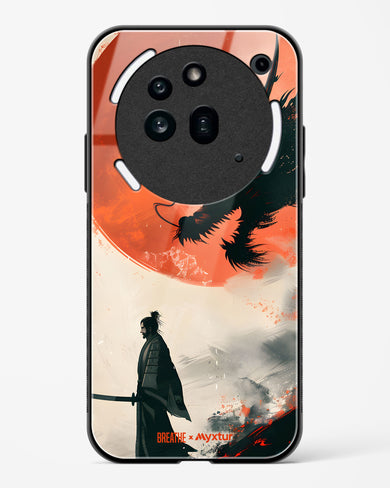 Dragon Samurai [BREATHE] Glass Case Phone Cover (Nothing)