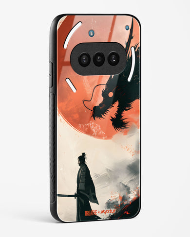 Dragon Samurai [BREATHE] Glass Case Phone Cover (Nothing)