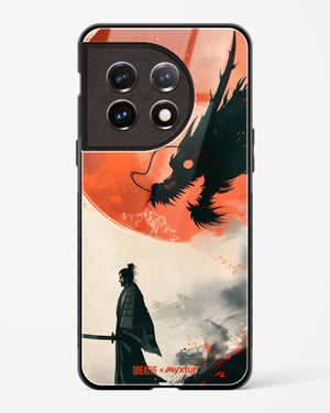 Dragon Samurai [BREATHE] Glass Case Phone Cover (OnePlus)