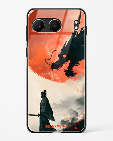 Dragon Samurai [BREATHE] Glass Case Phone Cover (OnePlus)