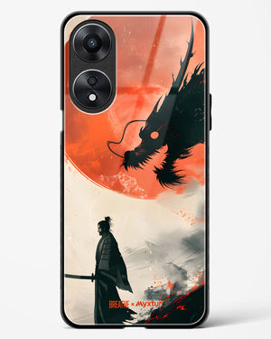 Dragon Samurai [BREATHE] Glass Case Phone Cover (Oppo)