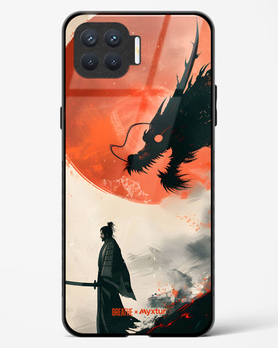 Dragon Samurai [BREATHE] Glass Case Phone Cover (Oppo)