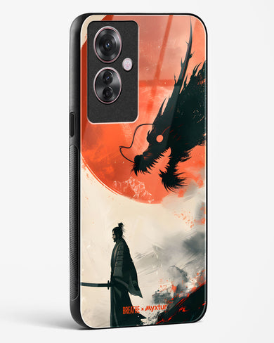 Dragon Samurai [BREATHE] Glass Case Phone Cover (Oppo)