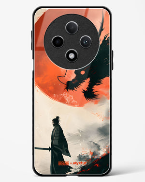 Dragon Samurai [BREATHE] Glass Case Phone Cover (Oppo)