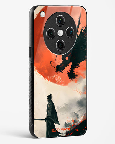 Dragon Samurai [BREATHE] Glass Case Phone Cover (Oppo)