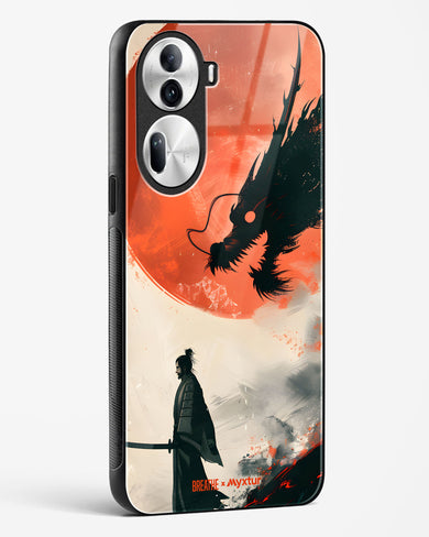 Dragon Samurai [BREATHE] Glass Case Phone Cover (Oppo)