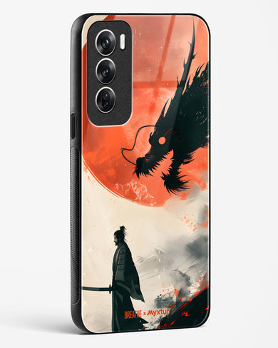 Dragon Samurai [BREATHE] Glass Case Phone Cover (Oppo)