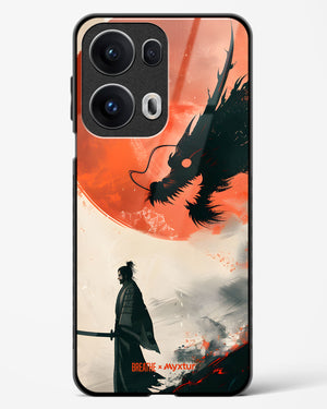 Dragon Samurai [BREATHE] Glass Case Phone Cover (Oppo)
